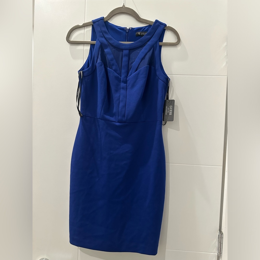 Guess Women's Royal Blue Mini Dress